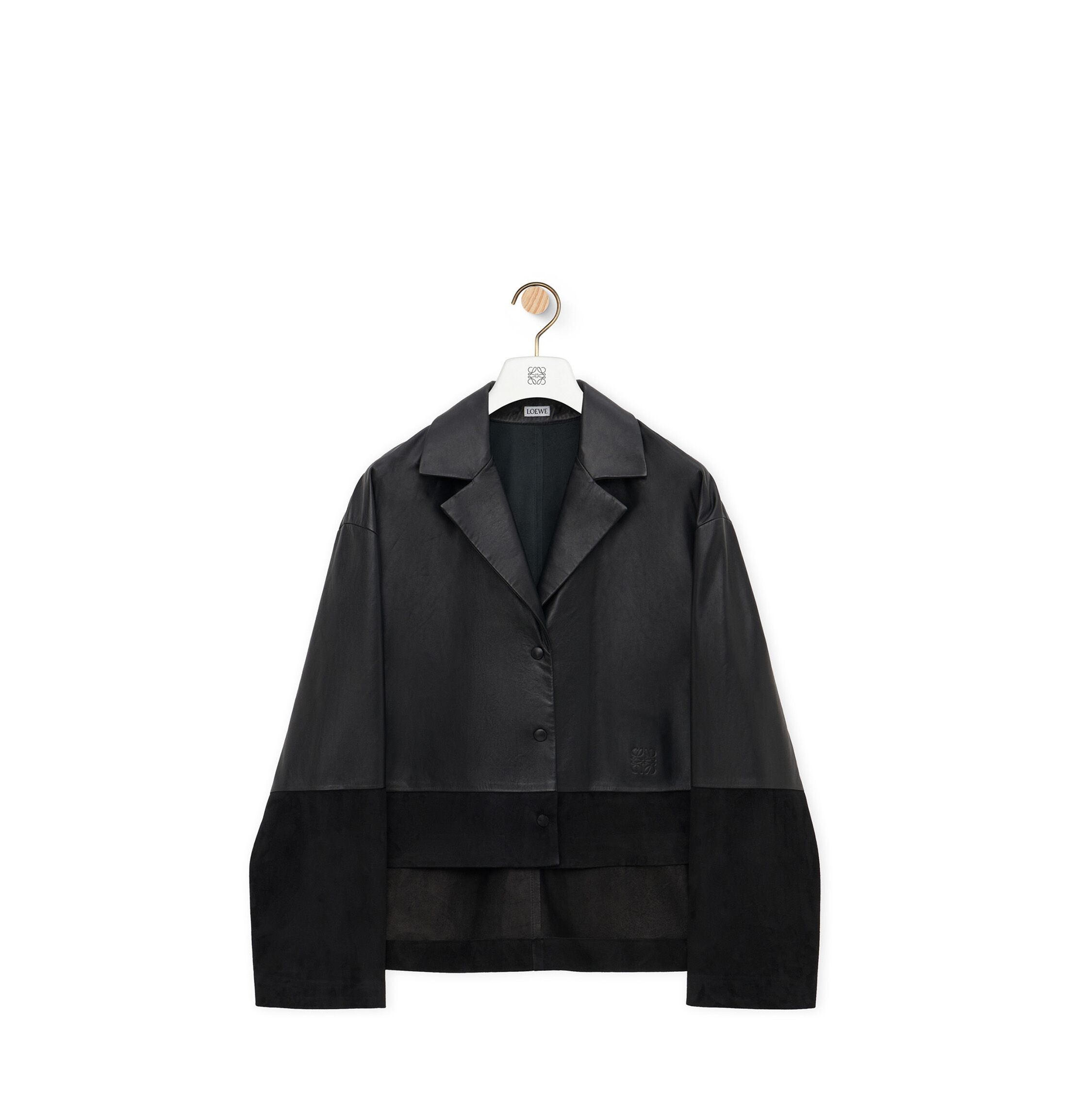 ロエベ 新品未使用 2023A/W コート アナグラム ダブルフェイス